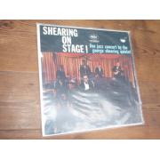 GEORGE SHEARING QUINTET. shearing on stage.